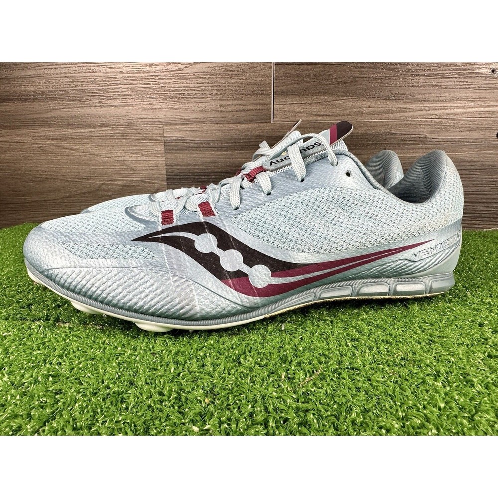 Saucony Vendetta 3 Womens Track & Field Spikes Size 9.5 Blue Purple‎